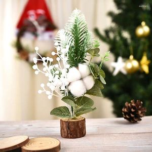 Decoratieve bloemen 27x13cm kerstboomversiering kleine ornamenten venster mini geschenk moderne stijl desktop