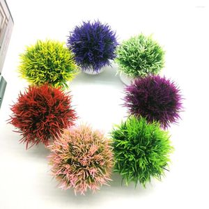 Fleurs décoratives 2pcs plantes de simulation en pot en plastique ajoutant de la beauté et du style à tout réglage d'entretien à faible coût