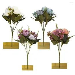 Fleurs décoratives 2pcs simulation fleur grouch