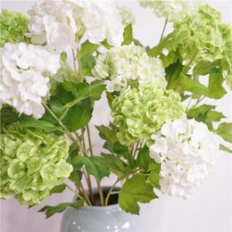 Fleurs décoratives 2x élégant de la fleur artificielle large application à faible entretien réaliste apparence fausse verte