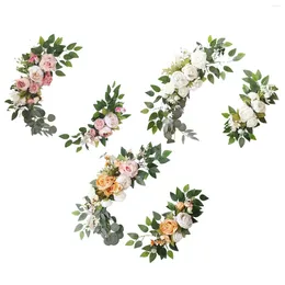 Decoratieve bloemen 2x zijden huwelijksboog Centerpieces Kit Welkom hoek Home Decor