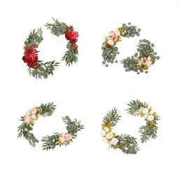 Fleurs décoratives 2x décorations d'arc de mariage guirlandes florales pour fête artisanat Art maison