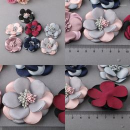 Fiori Decorativi 3 Stile Colorato Mini Stame In Tessuto Per Ragazze Accessori Per Capelli Per Bambini Corpetto E Fascia Per Capelli Materiale Fai Da Te