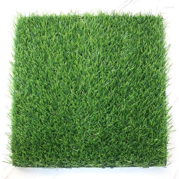 Fleurs décoratives 30 30 cm tapis de gazon artificiel Simulation pelouse tapis de gazon bricolage maison décoration de mariage jardin vert fausse plante