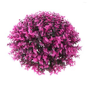 Flores decorativas 30 Cm Bolas verdes Decoración Boda Centros de mesa Mesas Boj artificial Topiary Bola Plantas Faux