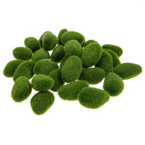 Fleurs décoratives 30 PCS MOSS BLOCK MAISON DÉCORATIONS MAIS