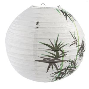 Fleurs décoratives 30cm abat-jour lanterne en papier Style Oriental décoration lumineuse bambou chinois