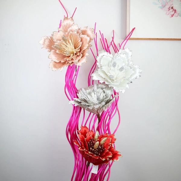 Fleurs décoratives 30 cm de Noël simulé de Noël décorations d'arbre de fête accessoires de mariage accessoires de chambre esthétique artificiel