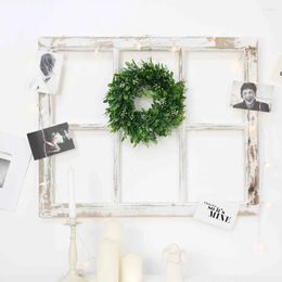 Decoratieve bloemen 33 cm kerstkrans bruiloft Decor Kerstmuur Garland Thuisdeur Decorate Holiday