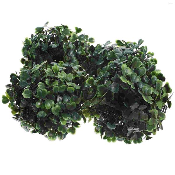 Fleurs décoratives 33 pouces plante artificielle topiaire boule fausse ronde fausse boules de buis décor de noël arrière-cour balcon mariage