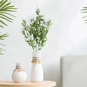 Decoratieve bloemen 36 cm witte kunstmatige Gypsophila bloemboeket voor huis tuin tafel decor bruiloft verjaardag decoratie