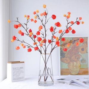 Decoratieve bloemen 3 stuks hoogwaardige woondecoratie lantaarn fruit bruiloft bloemstuk zijden bloem veelbelovend kunstmatig