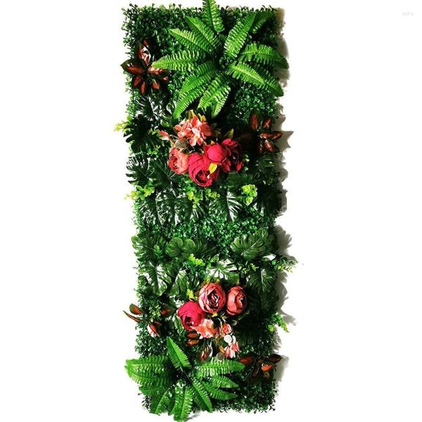 Fleurs décoratives 40 120CM tapis de pelouse de plantes vertes artificielles pour la maison jardin mur aménagement paysager en plastique porte boutique toile de fond herbe