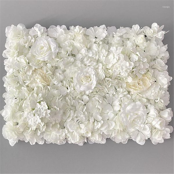 Fleurs décoratives 40 60 cm Rose fleur artificielle panneau mural décoration fond noël fête de mariage événement anniversaire vitrine