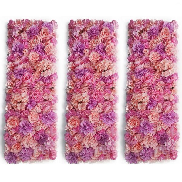 Fleurs décoratives 40 CM 120 CM Homeware fête de mariage fleur artificielle mur soie tissu pivoine hortensia pelouse