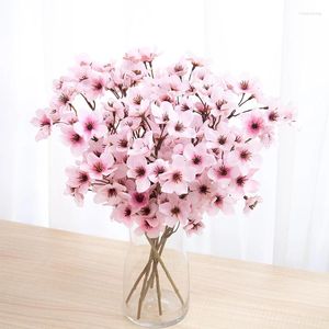 Fleurs décoratives 40 cm Blosry Blossom Bouquet de mariage de haute qualité Bureau à la maison Party de Noël El Bride Holding Flower Decoration Living