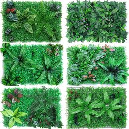 Decoratieve bloemen 40x60cm kunstmatige groen planten grasvelden tapijt voor huizen tuin muur landschapsarchitectuur plastic gazon deur winkel achtergrond afbeelding gras