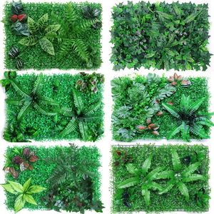 Fleurs décoratives 40x60cm Artificielle Plante Verte Pelouses Tapis Pour La Maison Jardin Mur Aménagement Paysager En Plastique Pelouse Porte Boutique Toile De Fond Image Gras