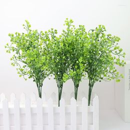 Fleurs décoratives 4pcs Bell Fleur Eucalyptus Rose Home Decoration Plantas Artificialles Para Decoracion Room Decor Wedding