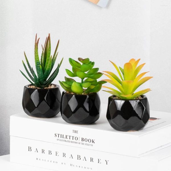 Flores decorativas 4x planta artificial ecológica opción hermosa y sostenible elección fácil de limpiar la decoración del balcón