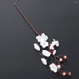 Fleurs décoratives 5 PCS Fleur artificielle Faux Plum Blossom Decor Home Decor Décoration de mariage