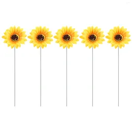 Fleurs décoratives 5 PCS SUNLOCHER GARDING ENSIR MUR PLAIS