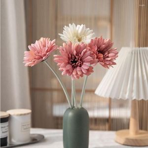 Fleurs décoratives 5 morceaux de tournesol séché artificiel Imitation de la maison Décoration Mariage DIY