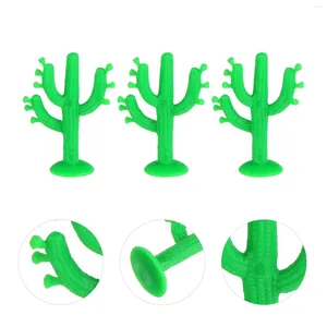 Fleurs décoratives 50 pièces Cactus ornement Mini succulentes désert artisanat Miniatures décoration de la maison ornements en plastique artificiel