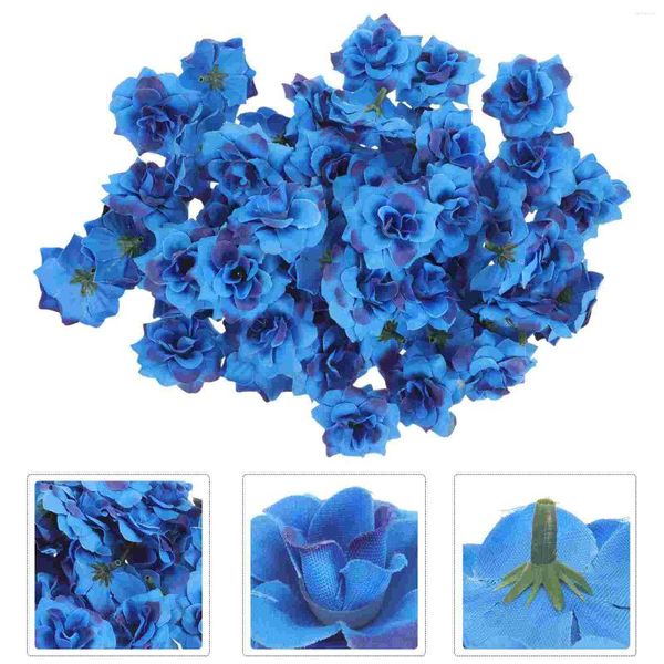 Fleurs décoratives 50 PCS Craft Flower Bridesmaid Bohemian Home Decor Hydrangea artificiel au cimetière