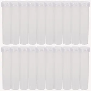 Fleurs décoratives 50 Pcs Bouteilles En Verre Couvercles Boîtes À Fleurs Arrangements Tubes D'eau Roses Tube Grand Pics Floraux