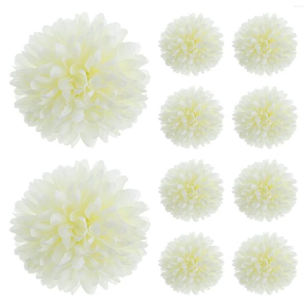 Fleurs décoratives 50 Pcs Simulation Melaleuca Home Decor Party Supplies Faux Fleur Blanc Mariage En Plastique Embellissement Mariée Parure