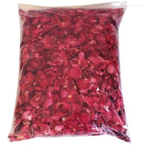 Fleurs décoratives 500g frais Rose naturel séché pétales de mariage bain fleur sèche pétale Spa blanchissant douche bain approvisionnement