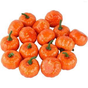 Fleurs décoratives 50 pcs Mini Citrouille Artificielle Faux Simulation Vegetabl Joyeux Halloween Décoration Pour La Maison Party Favor Props DIY Artisanat