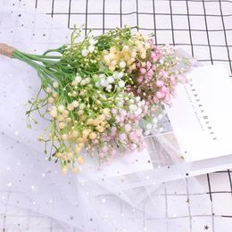 Fleurs décoratives 5pack Lot Addition de fleurs artificielles réalistes pour la décoration de la maison durabilité durable