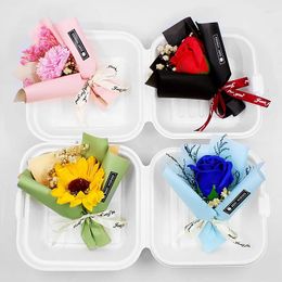Fleurs décoratives 5 pièces/10 pièces Mini Gypsophile savon fleur Bouquet saint valentin cadeau boîte décoration immortel artificiel