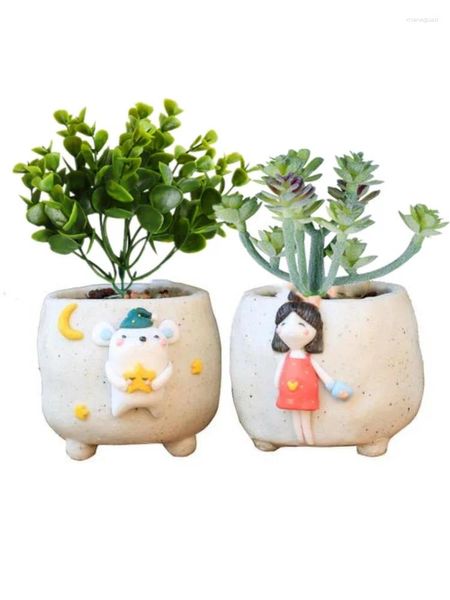 Flores decorativas 5 piezas de plantas suculentas grandes artificiales para decoración del hogar interior diferentes tipos de proceso de resina simulación de macetas verdes