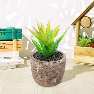 Decoratieve bloemen 5 stks kunstmatige sappige pot mini planten bonsai creatieve woonkamer slaapkamer bureaublad ornamenten simulatie nepplant