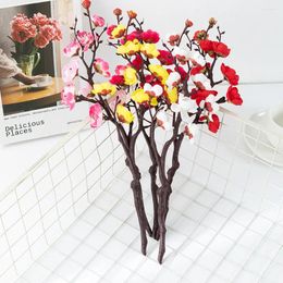 Fleurs décoratives 5pcs / set Home vibrante Artificiel en différentes couleurs pour une décoration élégante facile à gérer