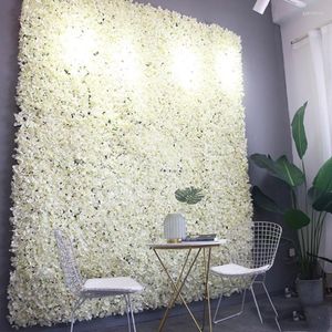 Decoratieve bloemen 60x40cm kunstmatige hortensia bloemwand pops put voor achtergrond decoratie diy bruiloft boog 4 stcs