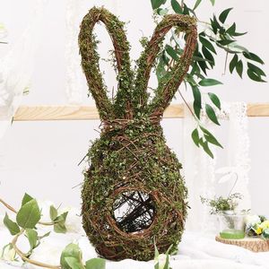 Decoratieve bloemen 6x16 inch Easter Decoratie Dieren Desktop Decor Home Artificial Imitation Plants Room Aesthetic