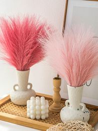 Decoratieve Bloemen 7 Vorken 45 cm Pampas Secas Gras Decor Kunstmatige Riet Nep Bloem Bruiloft Thuis Slaapkamer Woonkamer Decoratie