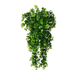 Fleurs décoratives 78 cm plantes suspendues artificielles vert décoration de maison extérieure fleur de Noël jardin de jardin cadeau # g