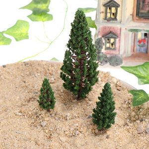 Decoratieve bloemen 8 stuks Mini Bomen Model Decor Kunstmatige lay-out Miniatuur Landschap Landschap Bonsai