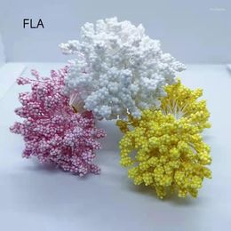 Fleurs décoratives 800pcs / lot en mousse Fleur étamine 5 mm bricolage artificiel mini couronne de nette