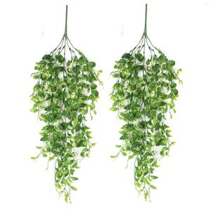 Fleurs décoratives 81mesh eucalyptus plante en plastique artificiel pour le mur de la maison suspendue arbre de Noël jardin de mariage arc bricolage décoration