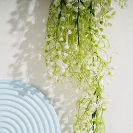 Fleurs décoratives 83 cm Radishing Vigne de mer Faux Plantes vertes artificielles Vine suspendue Ivy Feuilles à la maison Wall Garden Party Decoration Wedding
