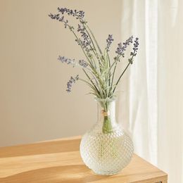 Decoratieve bloemen 8pc kunstmatige lavendelbundel nepplanten bruiloft hoofdluquet thuiskantoor tafel feest diy pography props decor