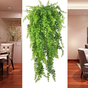 Fleurs décoratives 90cm plante artificielle vigne feuille persane maison jardin décoration suspendue fausse fleur lierre rotin guirlande décor de fête de mariage