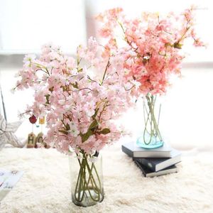 Decoratieve bloemen 95,8 cm kersenbloesems kunstmatige Gypsophila nep DIY bruiloft decoratie huisboeket faux tak