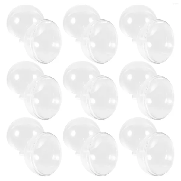 Flores decorativas 95 PCS Chocolate Torus Cup Candy Holder Ramo transparente Envoltorio de trufa Decoración para muffins transparentes de plástico